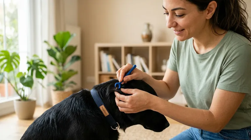 Köpekten kene çıkarma tekniği