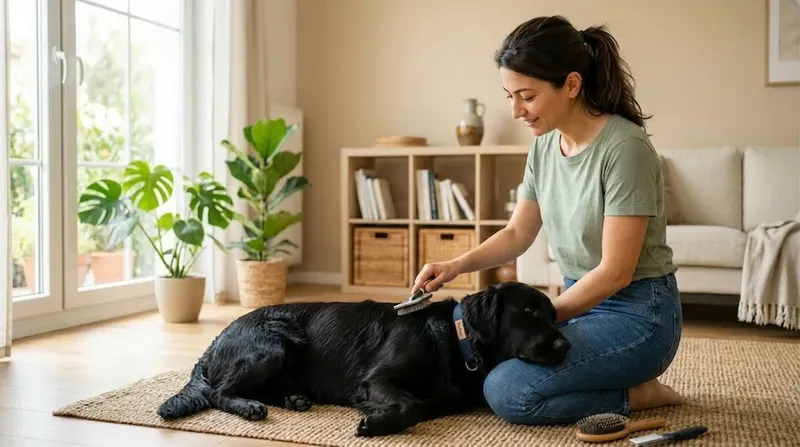 Köpek fırçalama tekniği