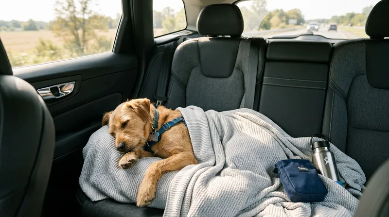 Uzun yol için köpekle hazırlık yapma