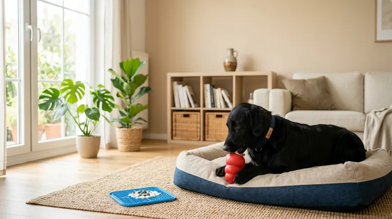 Kong ve zeka oyuncaklarıyla köpeği meşgul etme