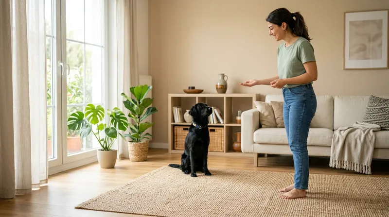 Köpekten uzaklaşarak mesafe ekleme