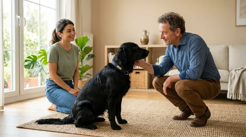 Heyecanlı köpeğin misafir karşısında sakinleştirilmesi