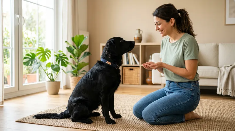 Köpek eğitimine hazırlık: ödül mamaları ve sessiz ortam