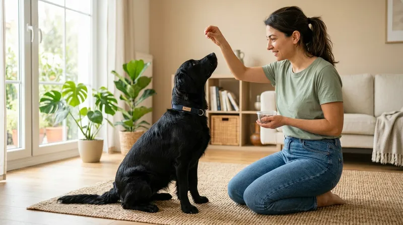 Mamayı köpeğin başı üzerinden geriye hareket ettirme