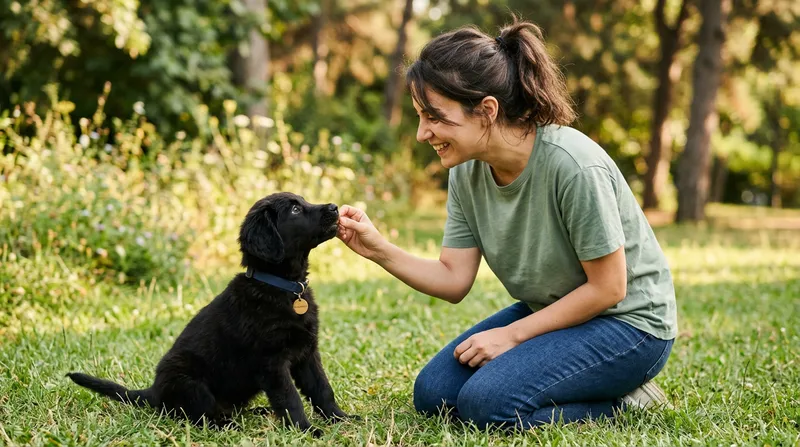 Doğru yerde tuvaletini yapan köpeği ödüllendirme
