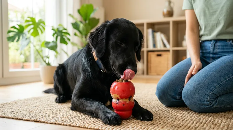 Kong oyuncağı ile köpeği meşgul etme