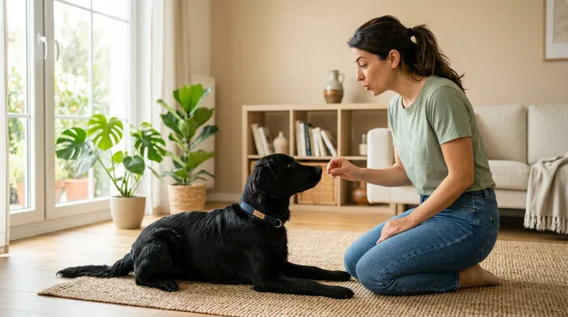 Köpek yere yattığı anda yat komutunu verme