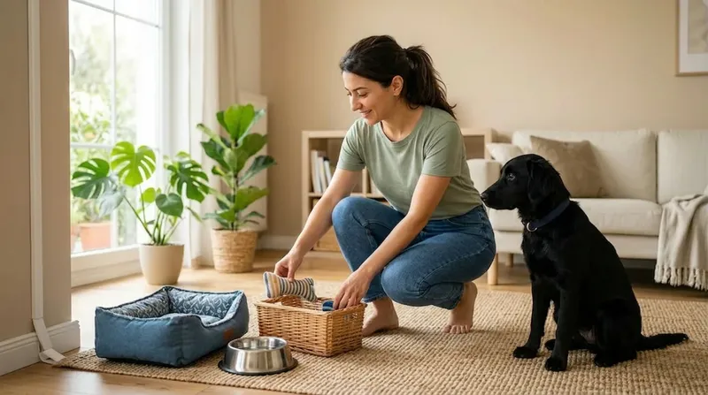 Evi yavru köpeğe hazırlama