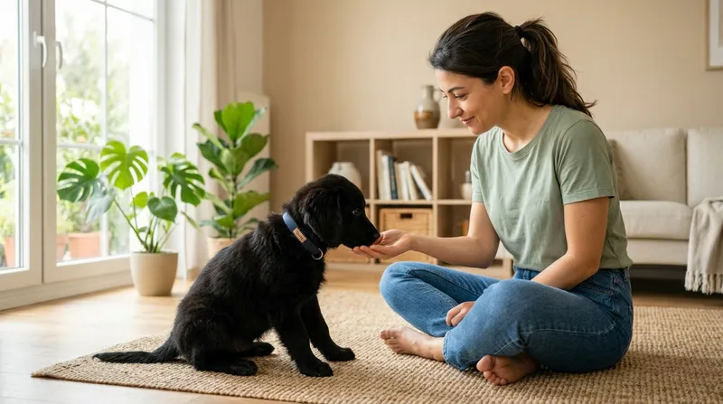Yavru köpekle bağ kurma